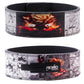 Anime Weight Lifting Belt with Lever Buckle – 10mm Genuine Leather Gym Belt