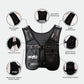 Running Vest with Water Bottle and Towel - Adjustable Unisex Reflective Vest with Phone Holder and Storage