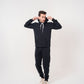 Mens Tracksuit Set Cotton Polyester Fleece Hoodie Joggers Casual Gym Loungewear