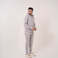 Mens Tracksuit Set Cotton Polyester Fleece Hoodie Joggers Casual Gym Loungewear