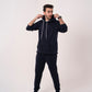 Mens Tracksuit Set Cotton Polyester Fleece Hoodie Joggers Casual Gym Loungewear